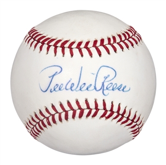 Pee Wee Reese Single Signed ONL Giamatti Baseball (Finest Sports Collectibles)